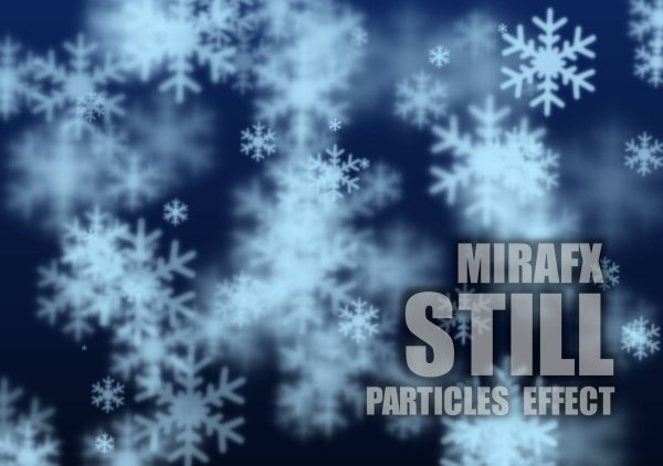 Background with snow particles